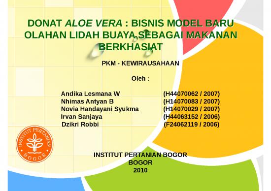 picture_Outline For Powerpoint Presentation Example 23154 | Donat Aloevera Ppt Monev Nih 2