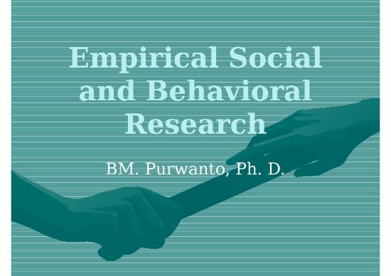 picture Research Proposal Example Powerpoint 70895 | Empirical Social Research Bm Purwanto