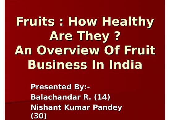 picture_Science Ppt 70070 | Fruit Business