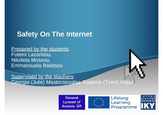 picture Computer Powerpoint Template 70221 | Greece Internet Safety