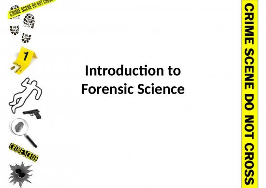picture Science Ppt 70865 | Introduction To Forensic Science