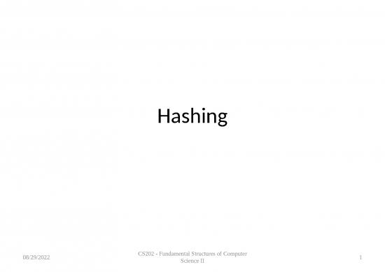 picture Science Ppt 70637 | L8 Hashtables