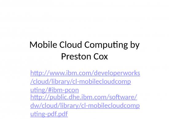 picture Cloud Computing Ppt Template 70641 | Mobile Cloudcomputing