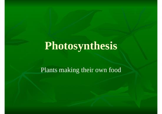 picture_Ppt Chemical 71500 | Photosynthesis