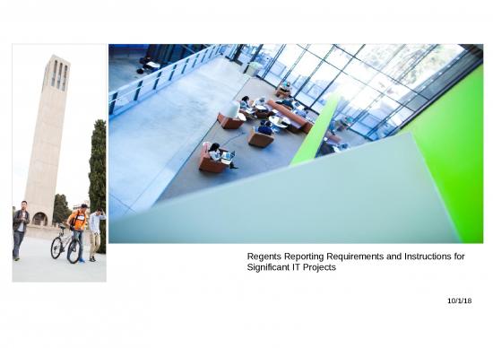 picture Powerpoint Summary Slide 71220 | Reporting Project Status To Regents