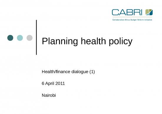 picture Planning Ppt 69477 | Seminar Presentation 2011 Cabri Value For Money Health 1st Dialogue English Presentation 2 Planning Health Policy
