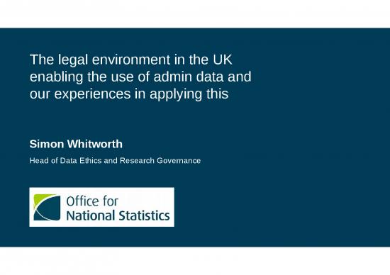picture1_Statistics Powerpoint 70001 | Simon The Legal Environment In The Uk Enabling The