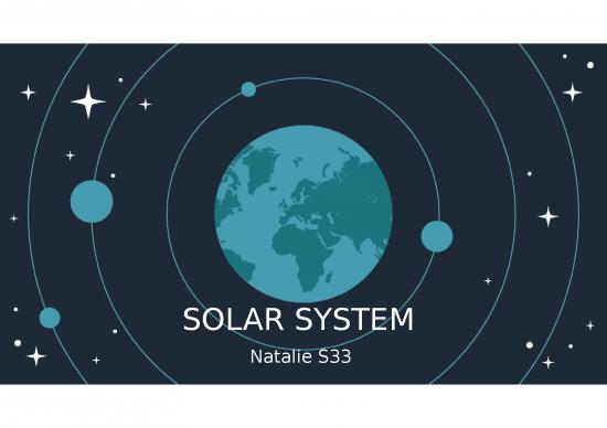 picture Solar System Powerpoint Presentation Free Download 70388 | Solar System By Natalie S33