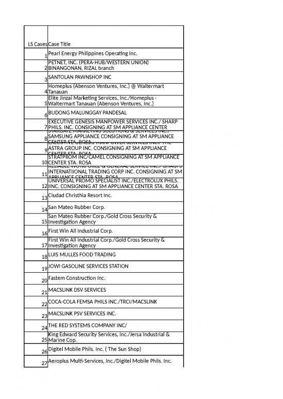 picture_Status Of Ls Cases As Of 2nd    Quarter 2017