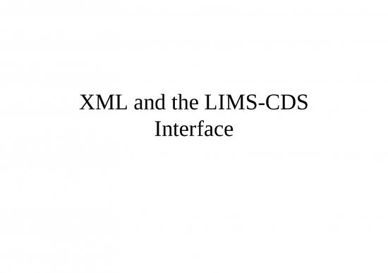 picture_Laboratory Information Management System Ppt 70651 | Xml Lims Cds Interface