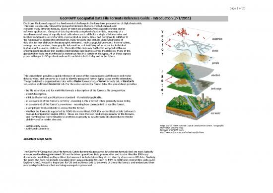 picture_Excel Sheet Download 6439 | Geomapp Geospatial Data File Formats Final 20110701 - Standar Format