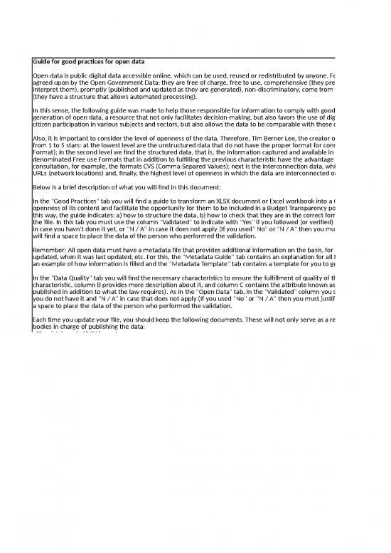 picture1_Excel Sheet Download 6590 | Good Practices For Open Data - Standar Format