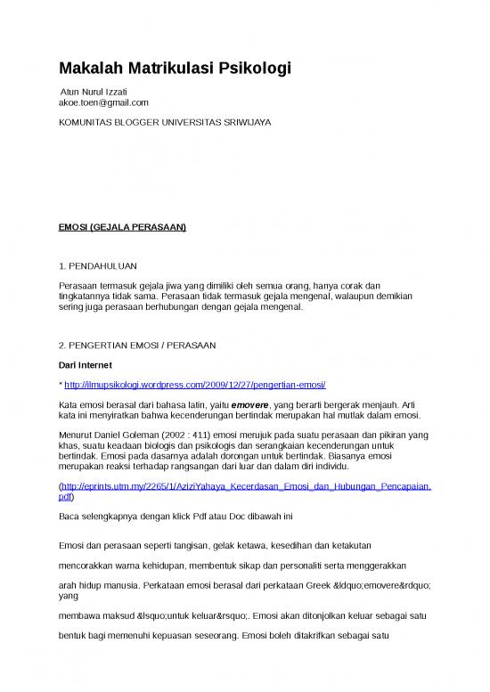 picture Makalah Pdf 6693 | 103 Makalah Matrikulasi Psikologi - Psikologi Dan Filsafat