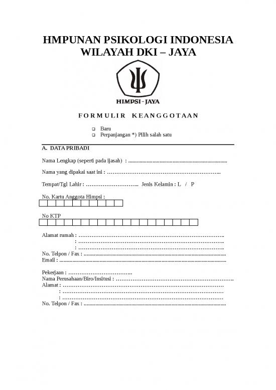 picture_Jenis Penelitian Pendidikan 6700 | 108 Formulir Anggota Himpsi - Psikologi Dan Filsafat