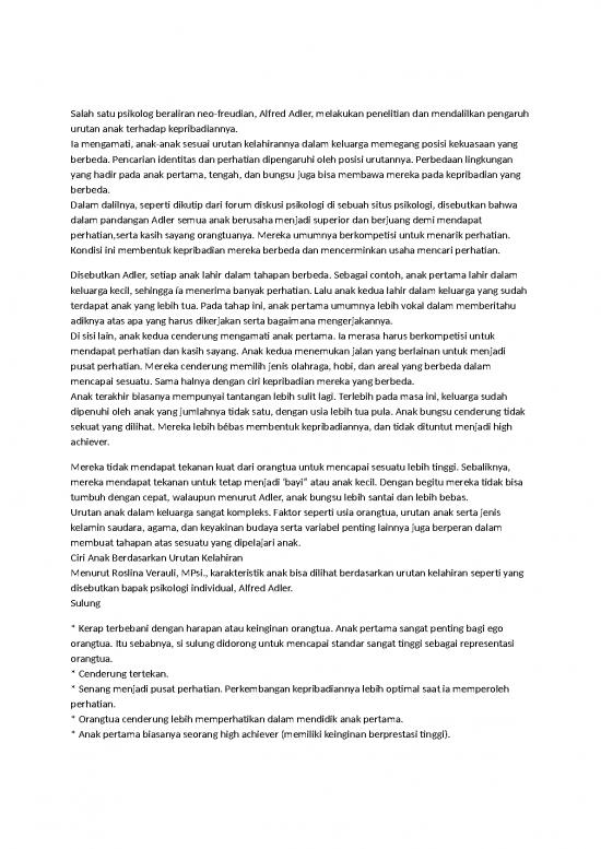 picture1_Presentasi Usaha 6766 | 165 Kepribadian Seseorang Berdasar Urutan Kelahiran - Psikologi Dan Filsafat