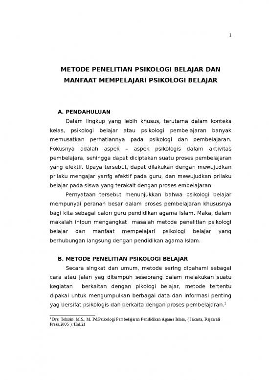 picture_Makalah Metode Penelitian 6798 | 194 Manfaat Mempelajari Psikologi Belajar - Psikologi Dan Filsafat