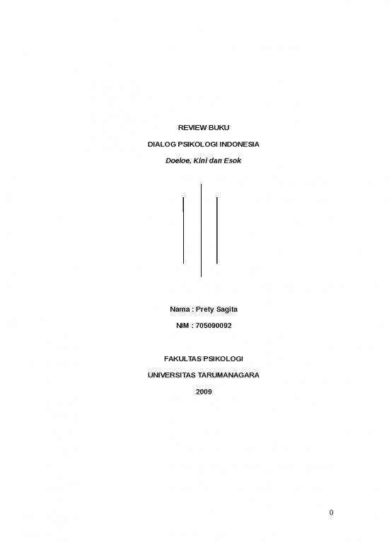picture_Review Buku  Dialog Psikologi Indonesia - Psikologi Dan Filsafat