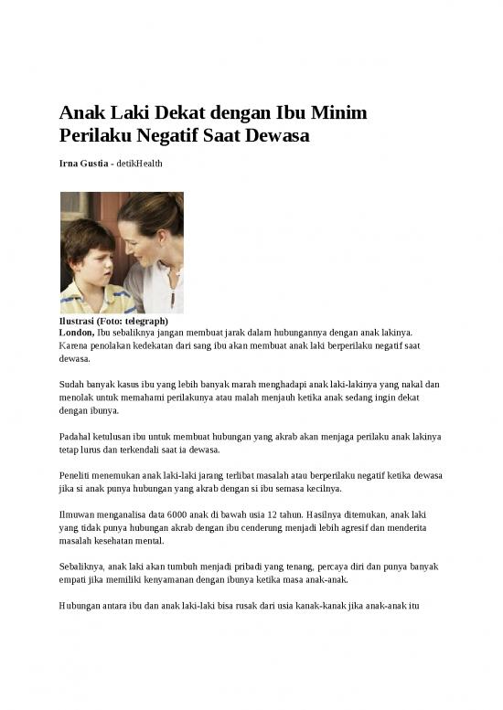 picture1_Anak Laki Dekat Dengan Ibu Minim Perilaku Negatif Saat Dewasa - Psikologi Dan Filsafat