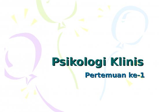 picture Pendidikan Ppt 7051 | Pengantar Psikologi Klinis - Psikologi Dan Filsafat