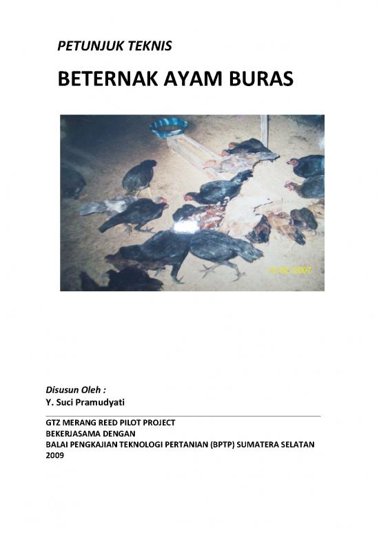picture_Presentasi Usaha 7138 | Petunjuk Teknis Beternak Ayam Buras - Pertanian Dan Peternakan