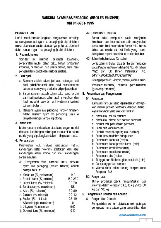 picture_Pestisida Pdf 7141 | 28 Ransum Ayam Ras Pedaging  Broiler Finisher  Sni 01 3931 1995 - Pertanian Dan Peternakan