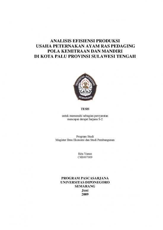 picture1_Presentasi Usaha 7183 | Skripsi   Analisis Efisiensi Produksi Usaha Peternakan Ayam Ras Pedaging Pola Kemitraan Dan Mandiri Di Kota Palu Provinsi Sulawesi Tengah - Pertanian Dan Peternakan