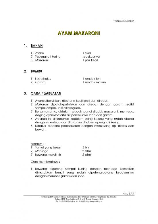 picture_Tomat Pdf 7211 | Serba Serbi   Resep Ayam Makaroni - Pertanian Dan Peternakan
