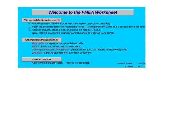 picture_Excel Sheet Download 7294 | Fmea Template - Standar Format