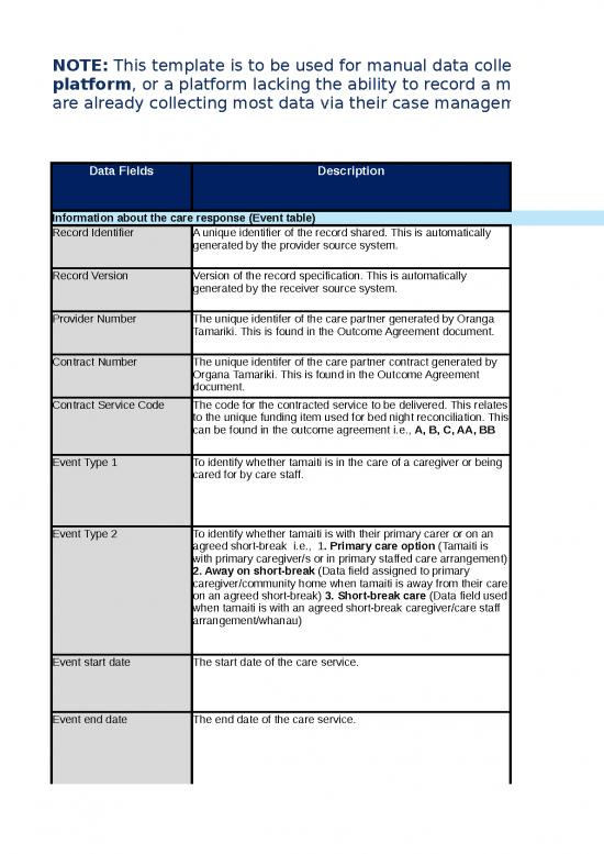 picture Excel Sheet Download 7319 | Manual Data Collection Template - Standar Format