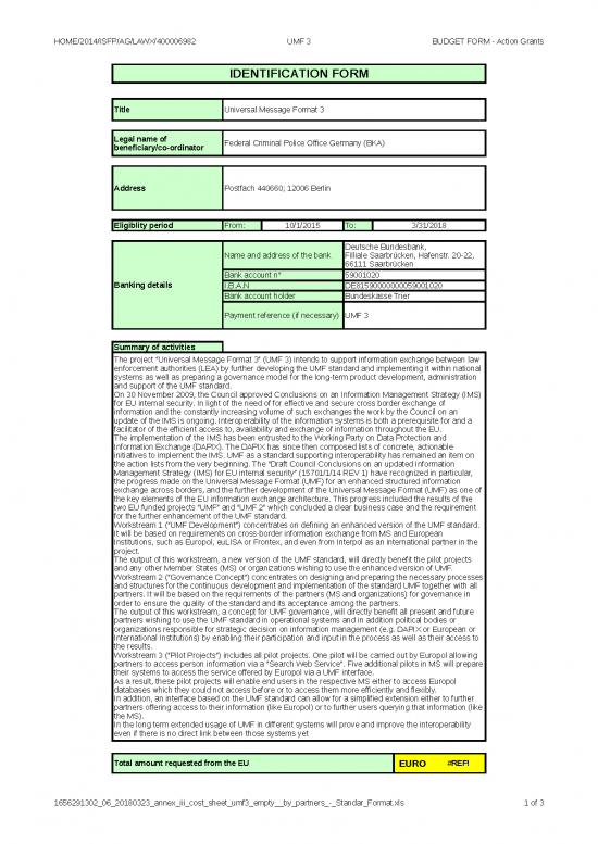 picture_Excel Sheet Download 7335 | 06 20180323 Annex Iii Cost Sheet Umf3 Empty  By Partners - Standar Format