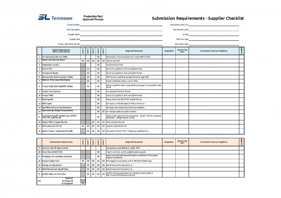 picture1_Excel Report Sample Download 7338 | America Com   Sltn Ltg Supplier Ppap Checklist Rxlsx - Standar Format