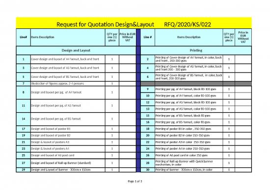 picture Quotation Template Excel 7343 | Syri I Vizionit   Request For Quotation - Standar Format