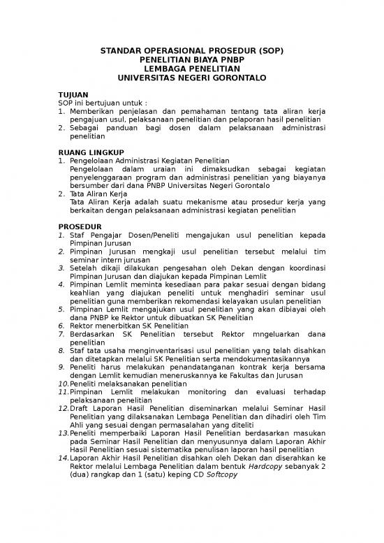 picture File - Laporan Penelitian Id 7374 | Sop Lemlit- Standar Format