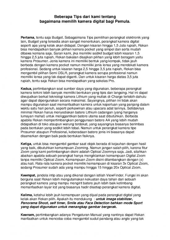 picture_Budget Spreadsheet 7423 | Bagaimana Memilih Kamera Digital Bagi Pemula - Multimedia