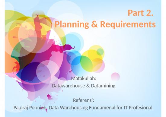 picture_Slideshare Management 73167 | 02 Requirement And Planning Dw