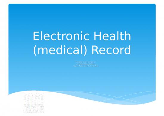 picture Management Information System Ppt 73150 | 06 Electronic Medical Records 2013