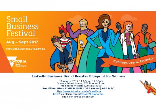 picture1_Business Ppt Templates 73298 | 20170816 Small Business Festival Linkedin Business Brand Booster Blueprint For Women Sue Ellson