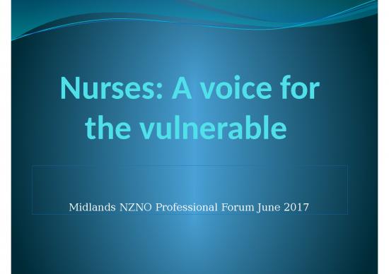 picture1_Health Ppt 68337 | 2017 06 Nzno Midlands Prof Forum Presentation   Nurses A Voice For The Vulnerable   Chris Baker