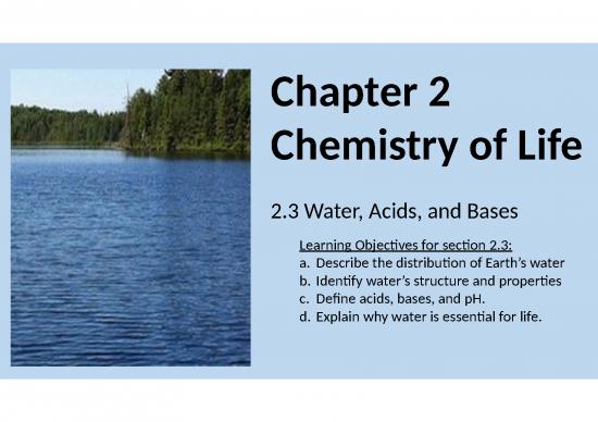 picture Chemical Bonding Ppt 72393 | 2 3 Chemistry Of Life   Water, Acids, And Bases (student Copy)