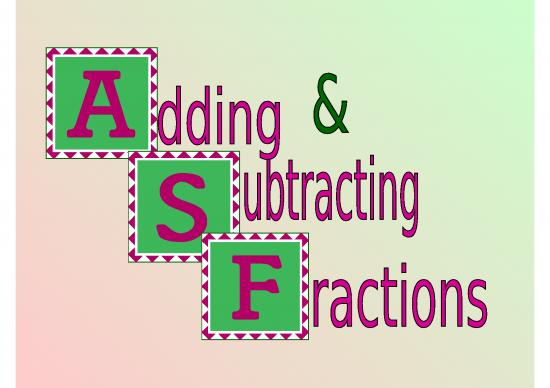 picture_Ppt On Fractions 72480 | Add Subt Fractions