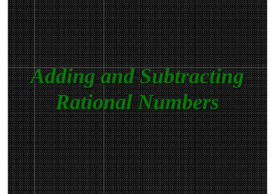 picture_Ppt On Fractions 72505 | Addingandsubtractingrationalnumbers