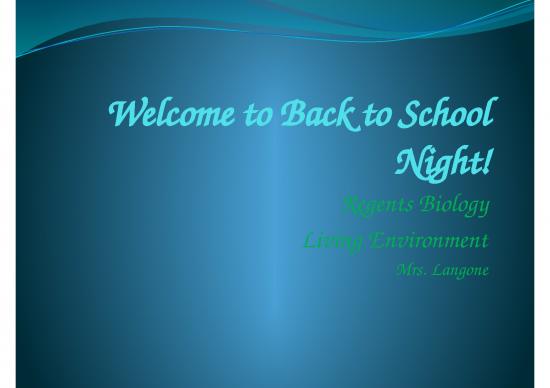 picture Online Learning Ppt 71482 | Back To School Night Regents Biology