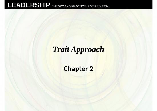 picture Leadership Ppt 73719 | Ch2 Trait
