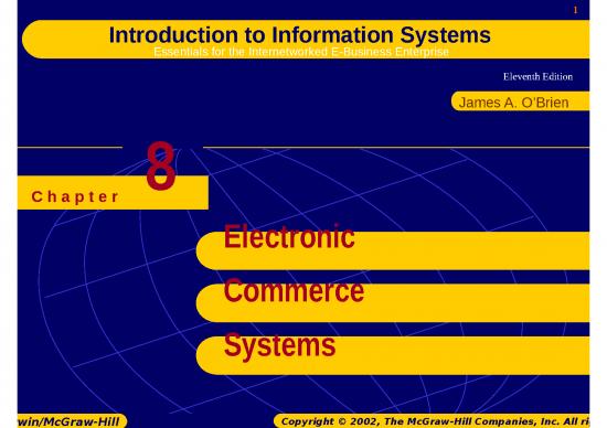 picture Business Ppt Templates 72937 | Chap008   Electronic Commerce Systems