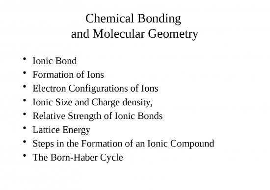 picture Chemical Bonding Ppt 72233 | Chapter 7 Chemical Bonding Molecular Geometry 1