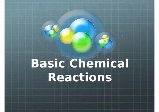 picture Chemical Reactions Ppt 72162 | Chemcial Reactions
