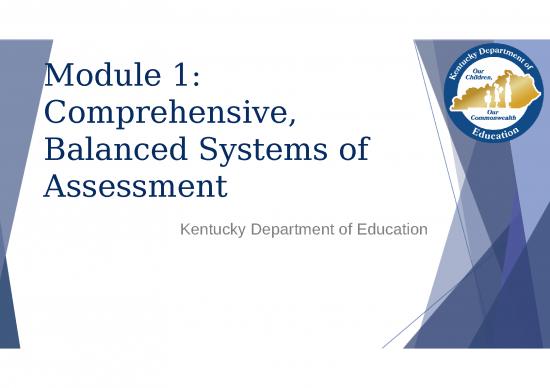 picture Powerpoint For Students 73518 | Comprehensive Balanced Systems Of Assessment Module