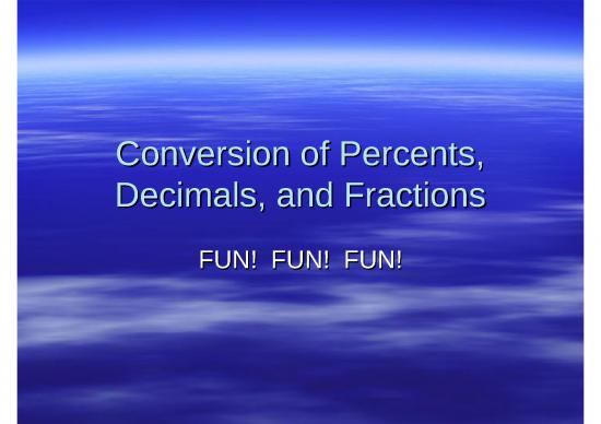 picture1_Ppt On Fractions 72609 | Conversion Of Percents Decimals And Fractions