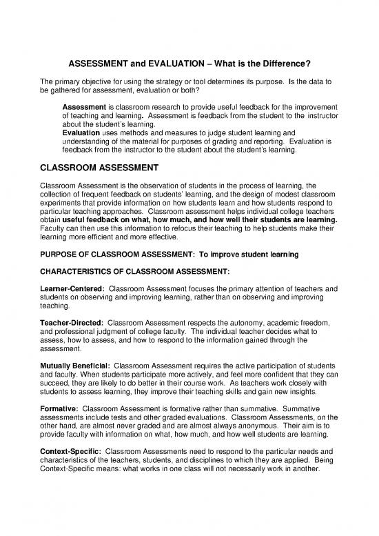 picture Teaching Methods Pdf 73584 | Difference Between Assessment And Evaluation