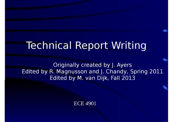picture Writing Ppt 74095 | Ece 4901 Technical Writing 2013